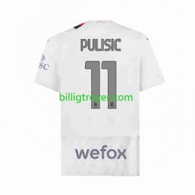 Billige Fotballdrakter AC Milan Christian Pulisic 11 Bortedraktsett 2023/24 Kortermet